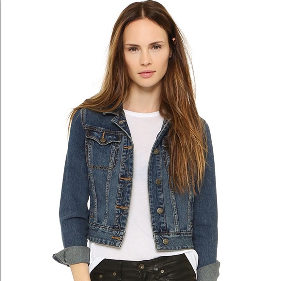 Free People Jackets & Blazers - Free people denim jacket indigo